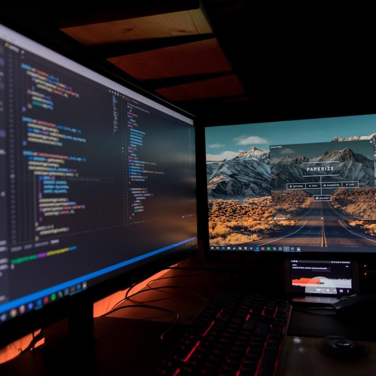 Desktop app development workspace